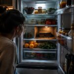 Découvrez ce qui se cache derrière une porte de frigo ouverte