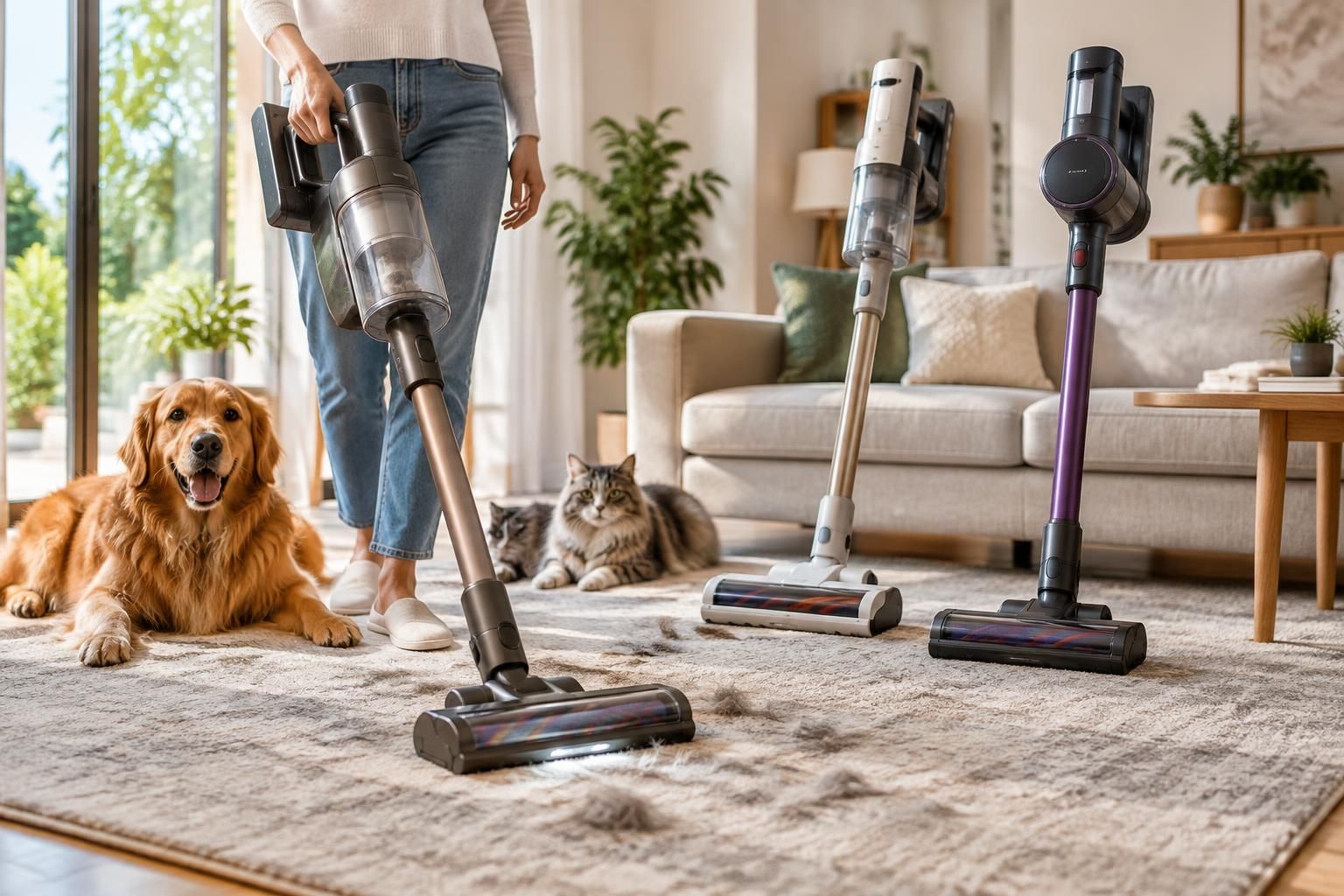découvrez notre sélection des meilleurs aspirateurs sans fil pour éliminer efficacement les poils d’animaux et garder votre intérieur impeccable.