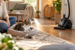 Comment faire cohabiter votre chat et votre aspirateur sans stress