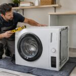 Est-il possible d'installer une machine à laver en position couchée ?