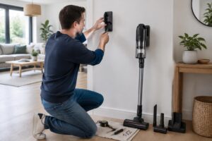 Guide pratique pour monter votre aspirateur Rowenta au mur en toute simplicité