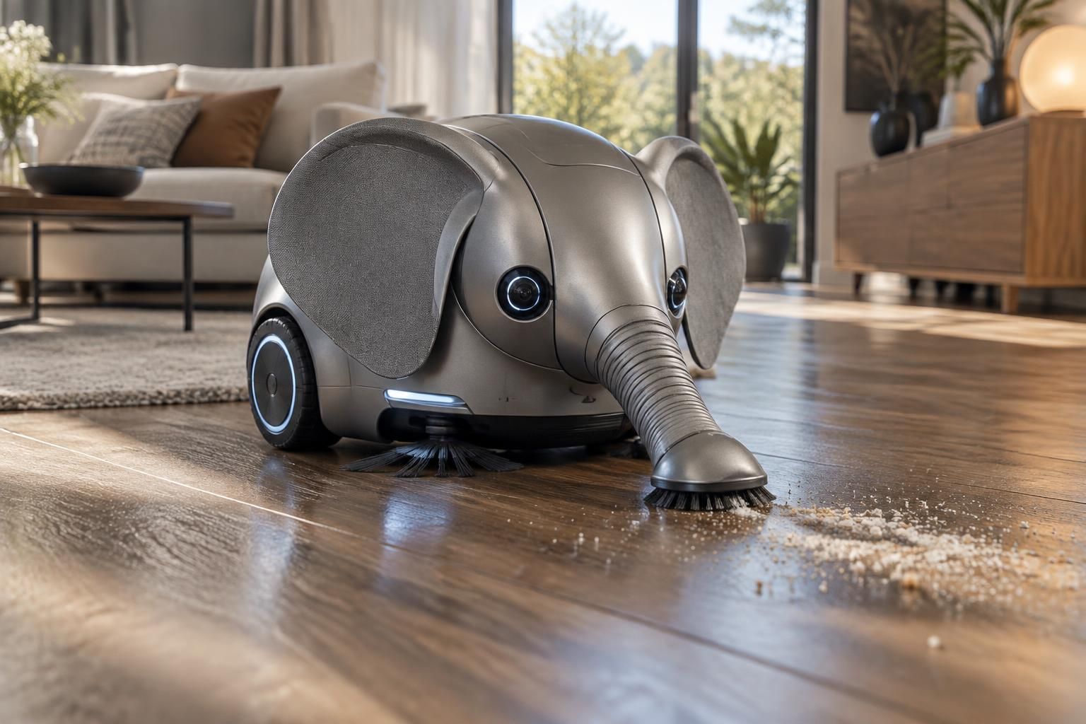 découvrez l’éléphant aspirateur robot : une puissance d’aspiration alliée à une technologie intelligente pour un nettoyage efficace et sans effort.