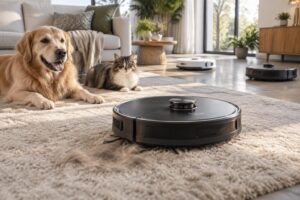 Top des robots aspirateurs efficaces pour éliminer les poils d’animaux
